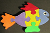 False Bay Wooden Jigsaw Puzzle 34 Technicolour Gold Fish